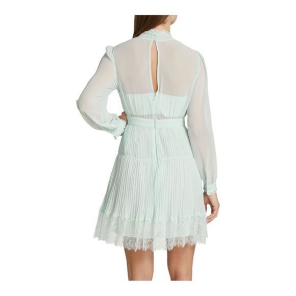 Self-Portrait Mint Green Mini Dress - Picture 5 of 10